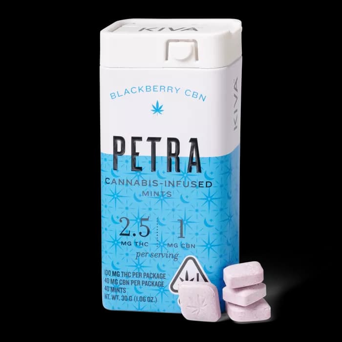 Petra MINTS 40PK [80MG] 2:1 THC:CBN BLACKBERRY