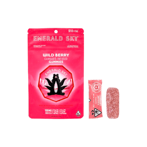 EMERALD SKY CLASSIC GUMMIES 10PK [100MG] WILD BERRY