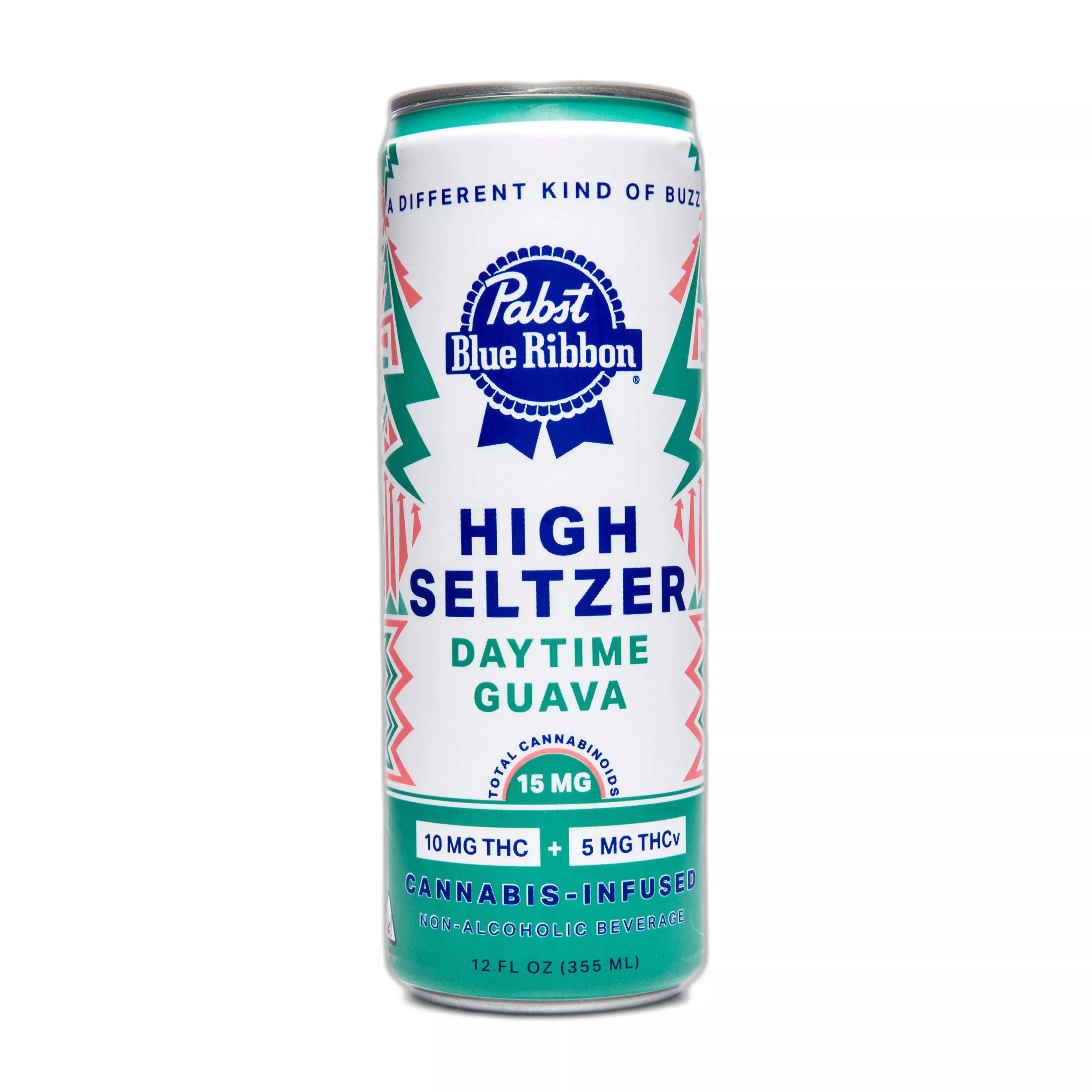 Pabst Blue Ribbon HIGH SELTZER 12FLOZ [15MG] DAYTIME GUAVA