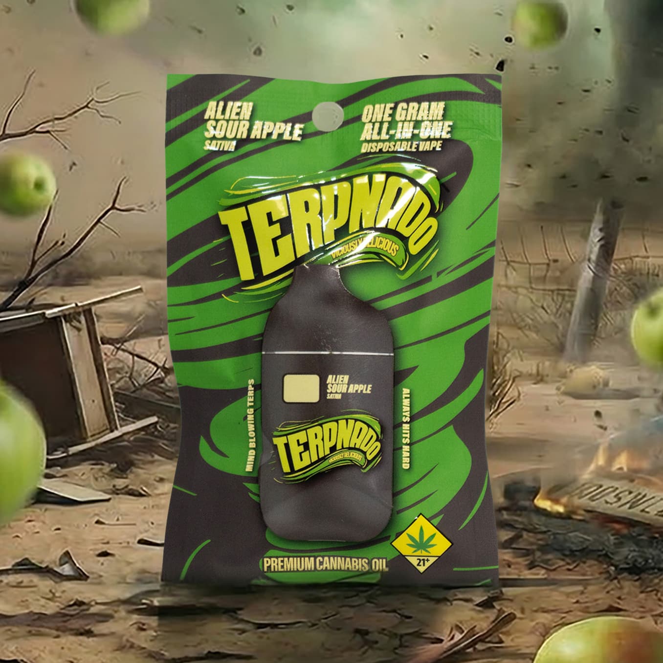 Terpnado Alien Sour Apple [1000mg]