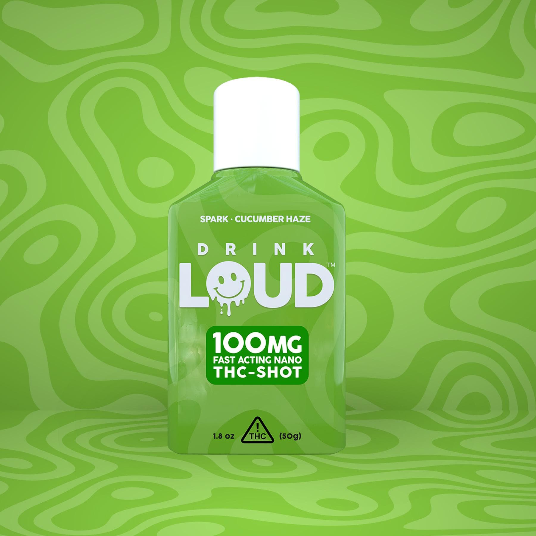 Drink Loud Cucumber Haze - Spark (100mg THC)