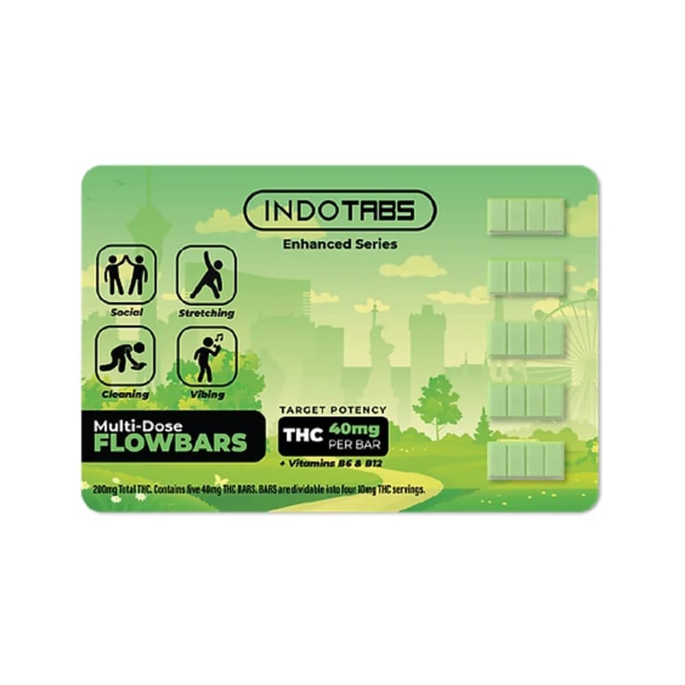 INDO CANNABIS Flowbars [5pk] (200mg)