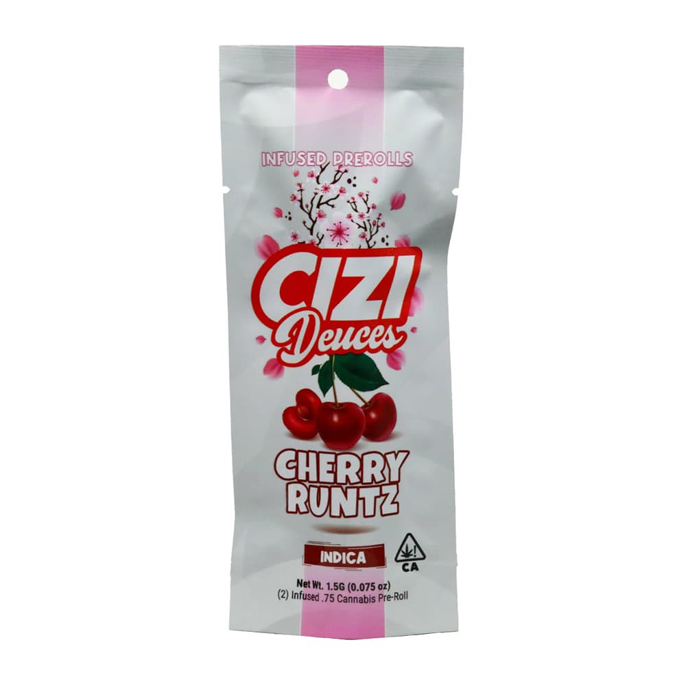 CIZI Cherry Runtz Infused Pre-roll 2 Pack 1.5G