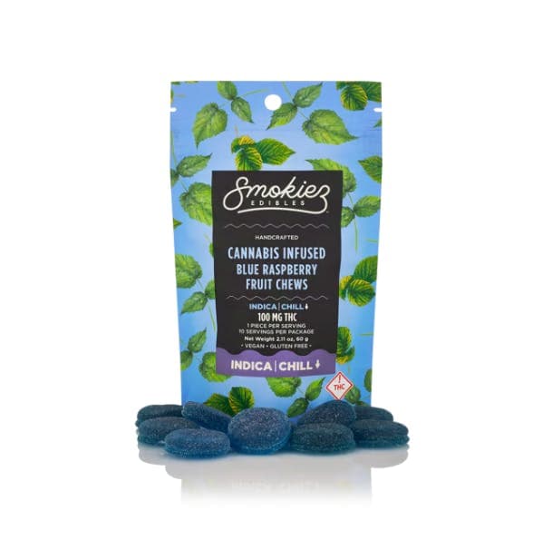 Smokiez Edibles Smokiez Sweet Gummies 100 MG Blue Raspberry (I)