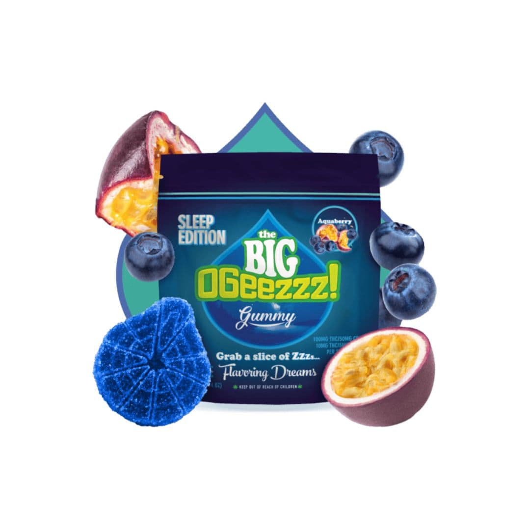 OGeez! Aquaberry 2:1 BIG Indica Gummy