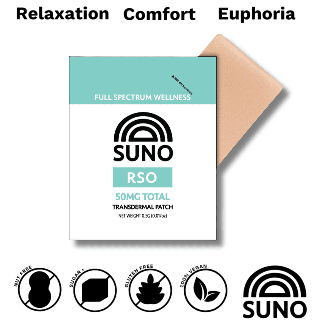 SUNO Transdermal Patch - Full Spectrum RSO (50mg THC)