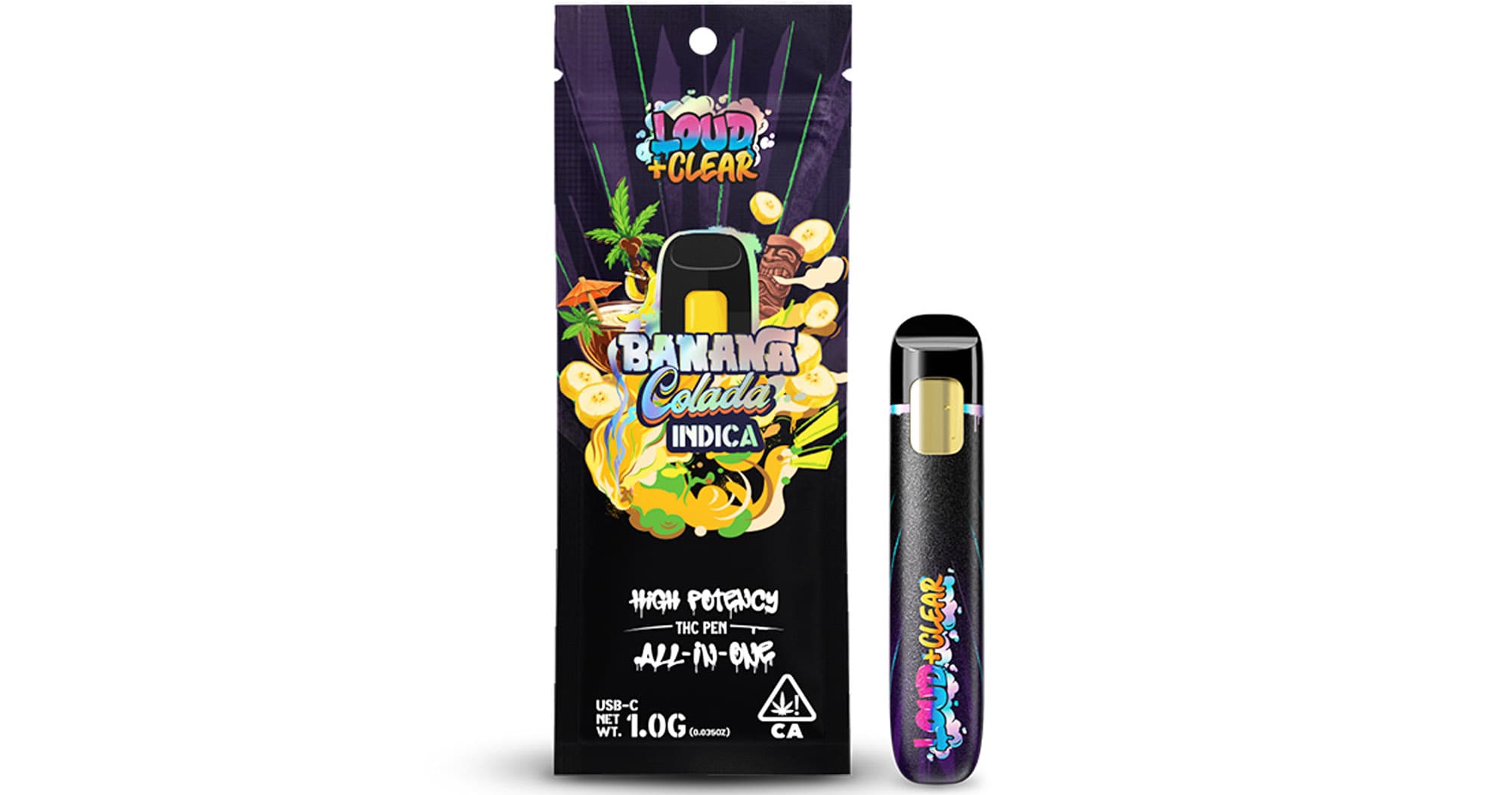 Loud+Clear AIO - Banana Colada 1g