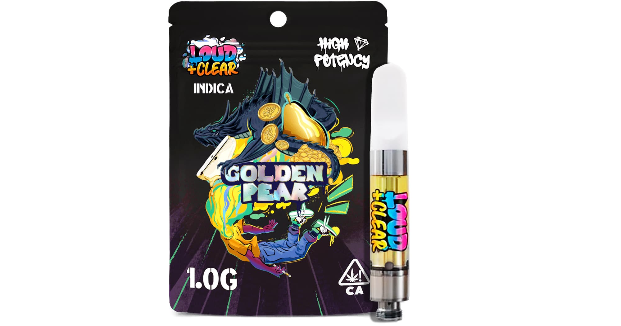 Loud+Clear Golden Pear | 1g Cartridge