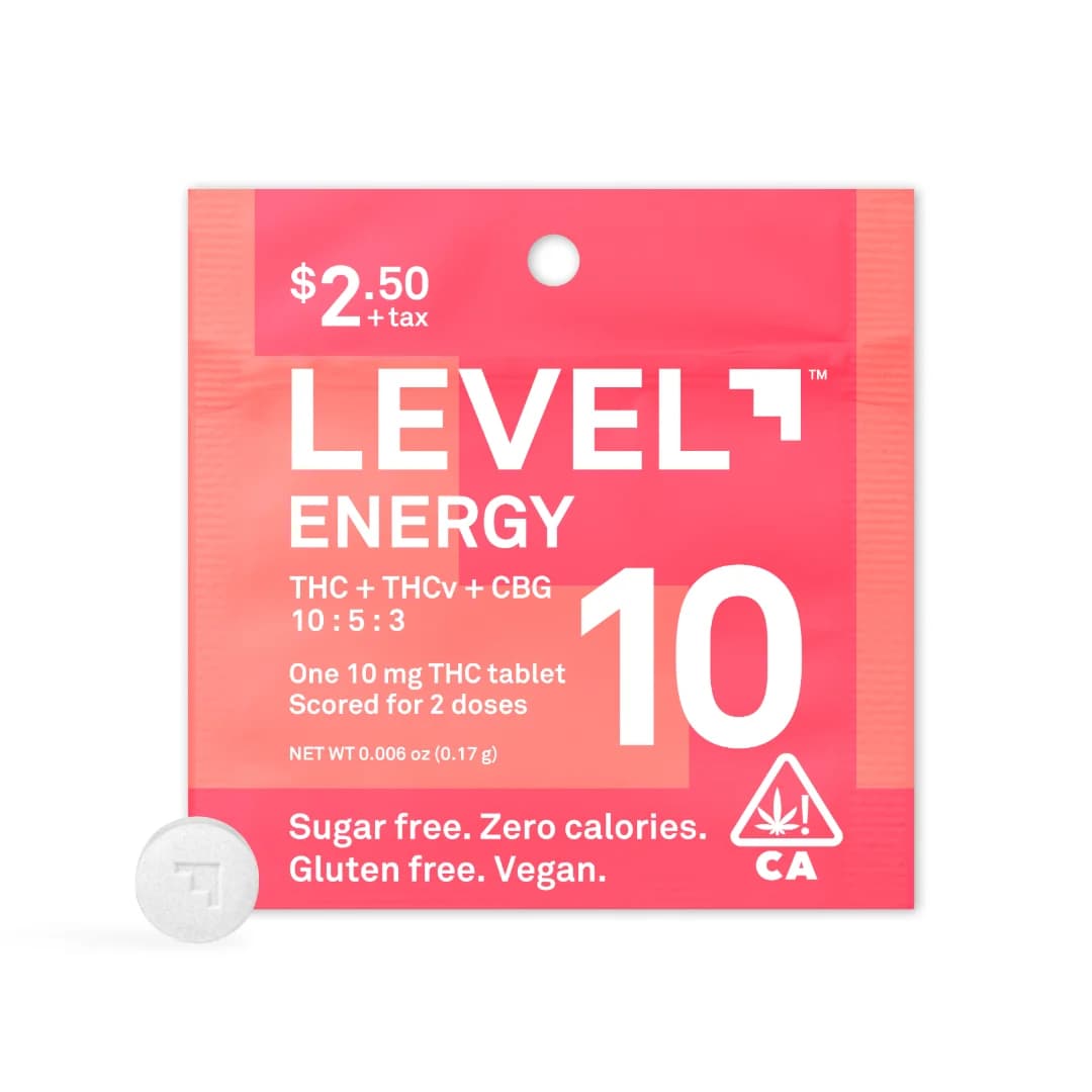 LEVEL LEVEL 10 Energy [1pk] (10mg THC/5mg THCv/3mg CBG)