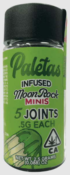 Paletas Moonrock Minis 5pk - Apple Fritter 2.5g