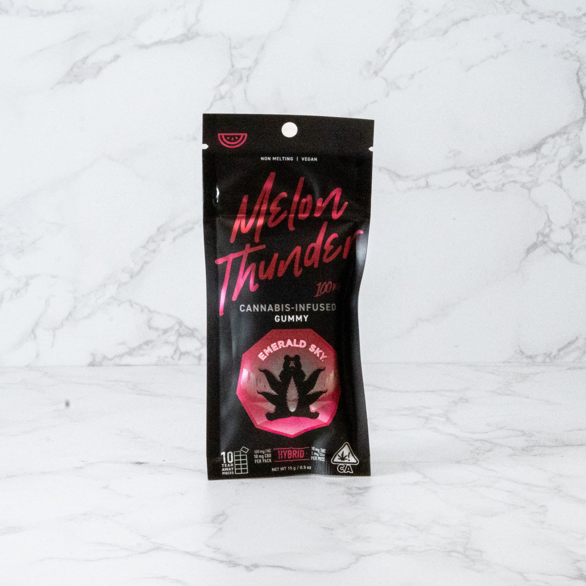 EMERALD SKY GUMMY SINGLE [100MG] MELON THUNDER - 100 MG