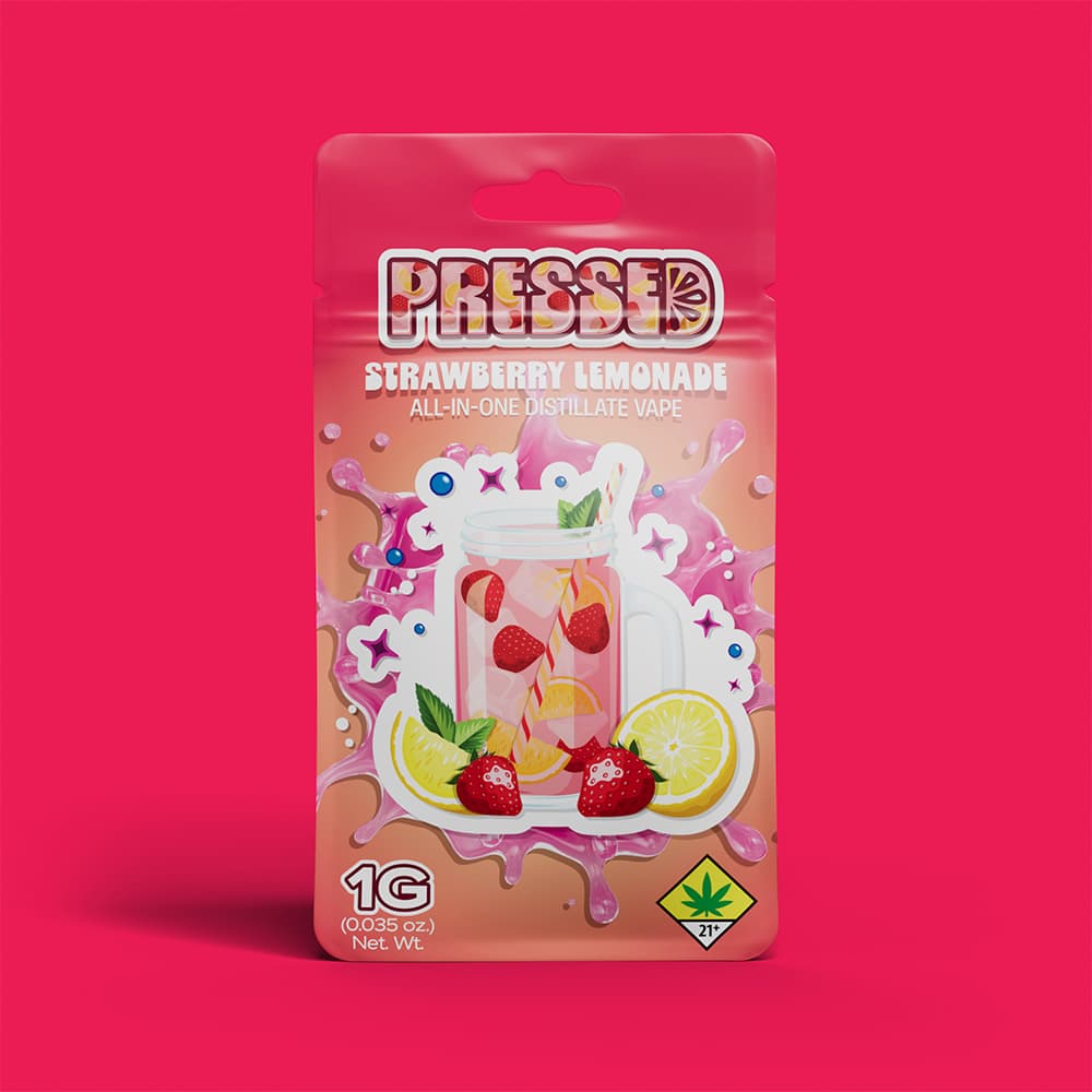 Pressed Strawberry Lemonade [1000mg]