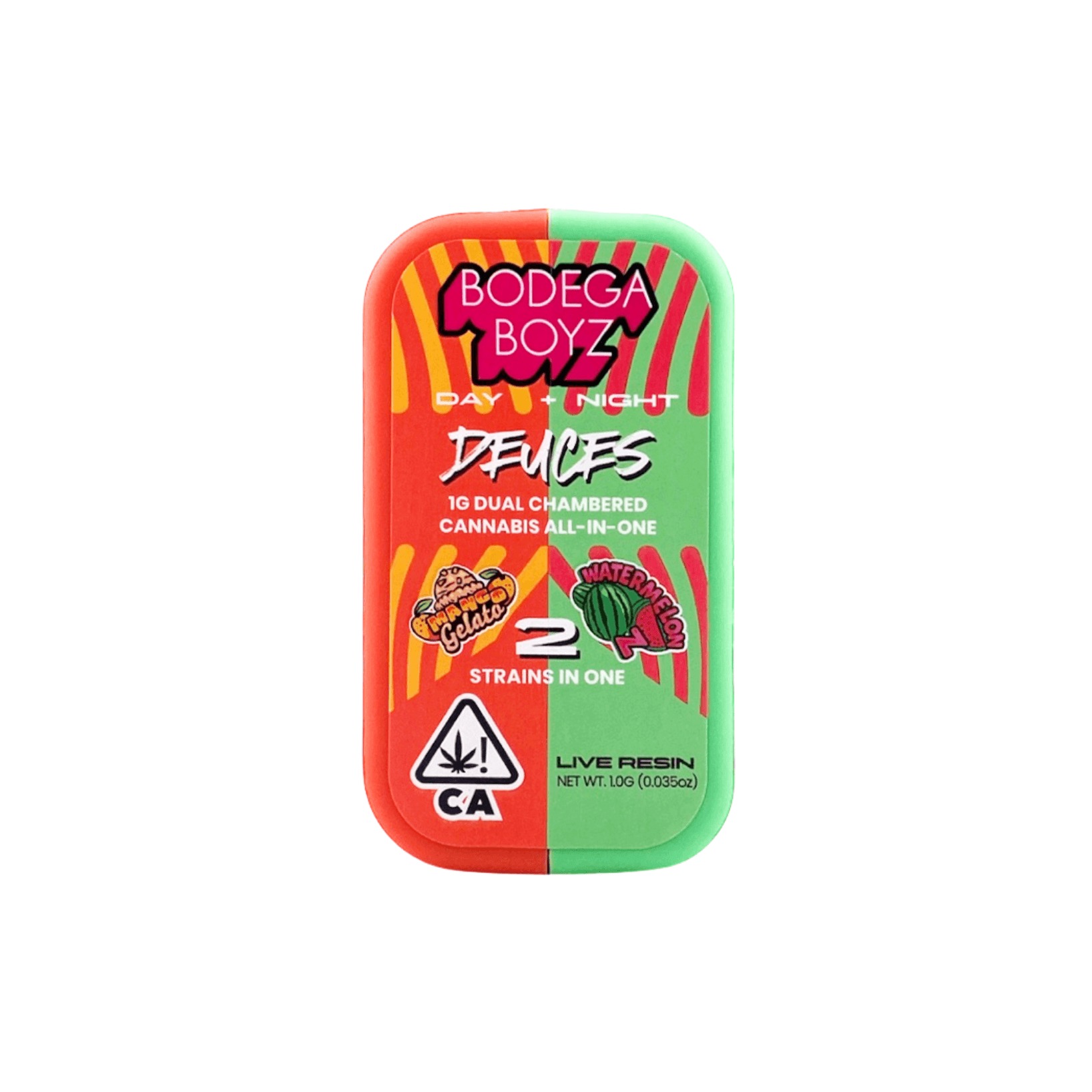 Bodega boyz 2G Dual Chamber - Mango Gelato/ Watermelon Zkittlez