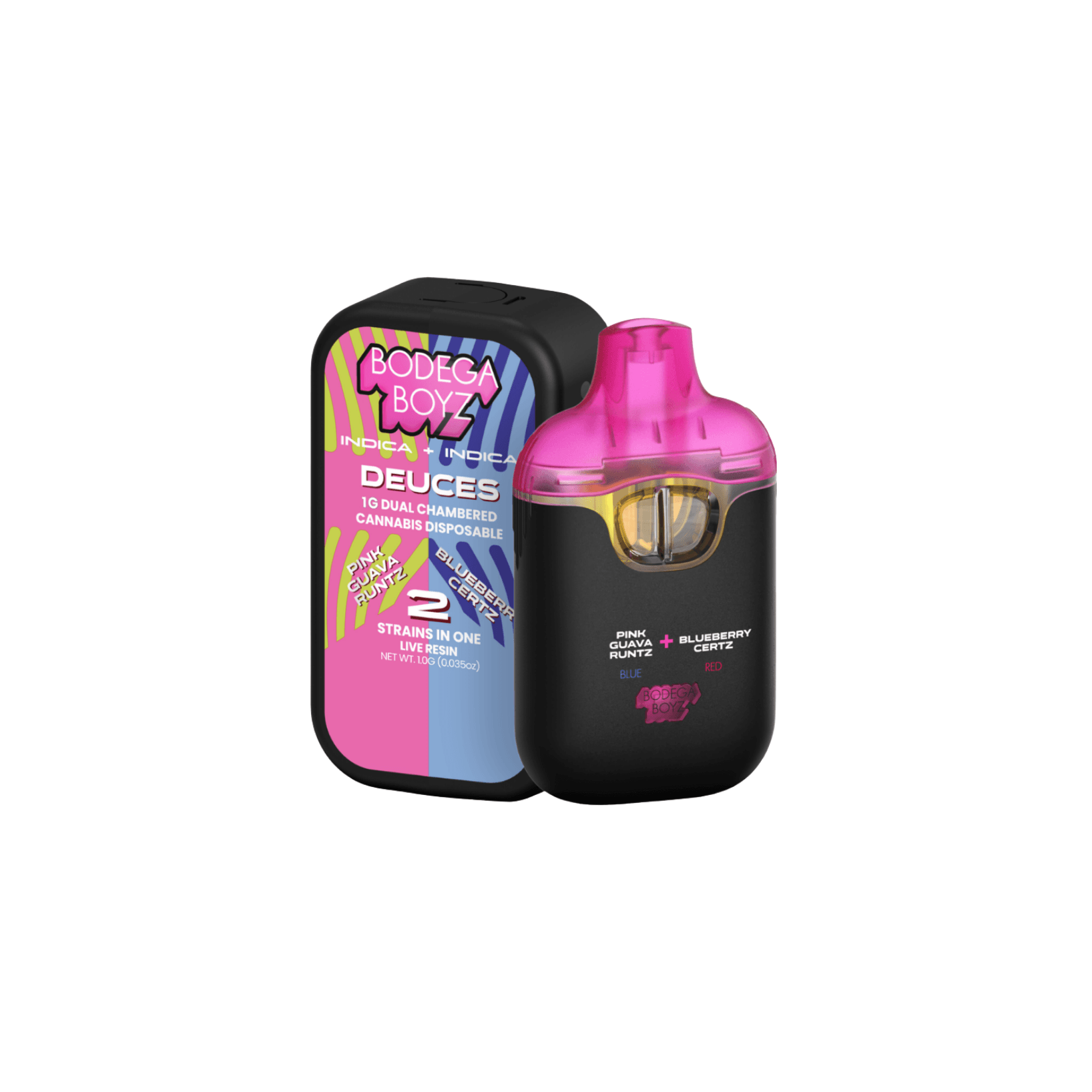 Bodega boyz 2G Dual Chamber - Pink Guava Runtz/ Blueberry Certz