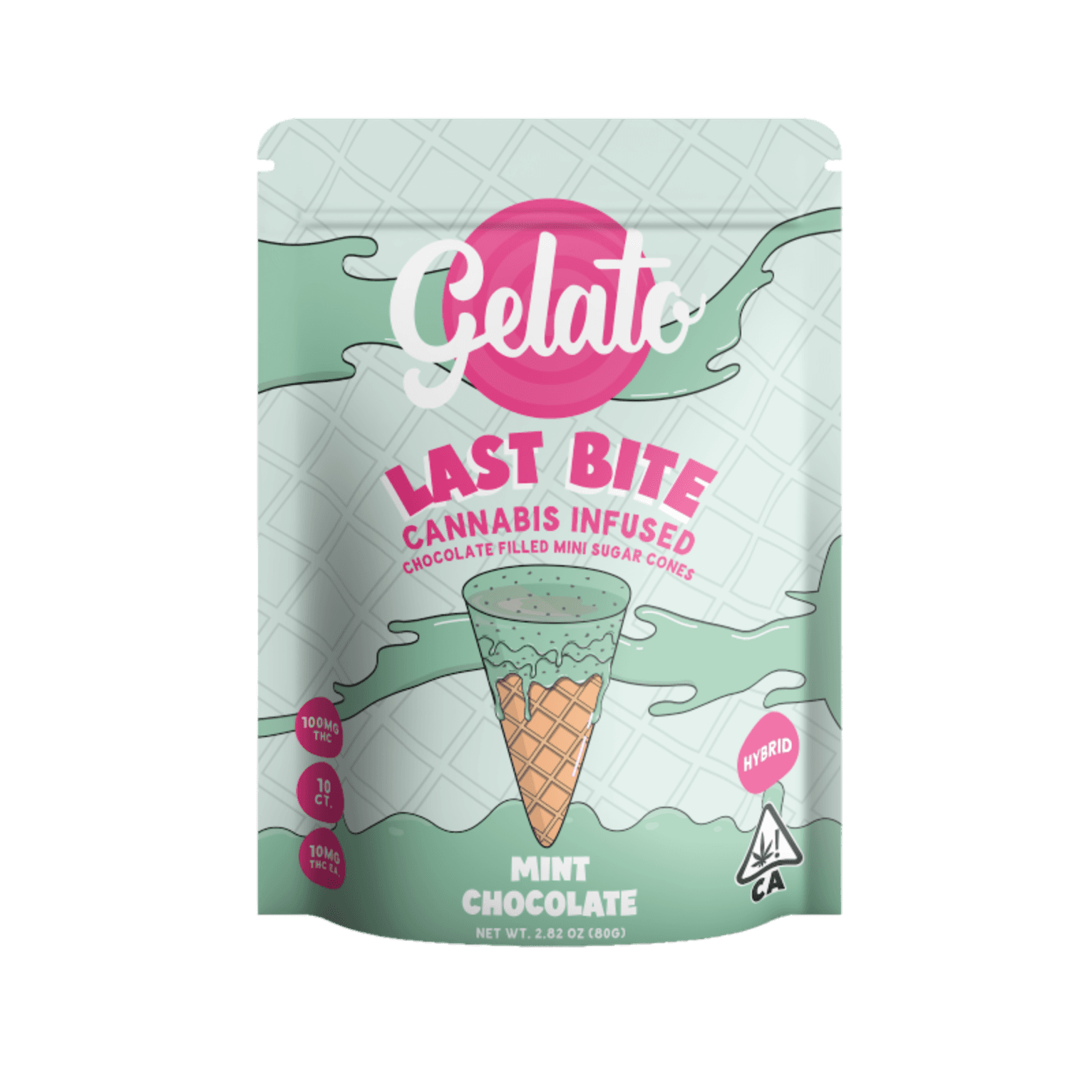 Gelato Last Bite 10pk - Mint Chocolate 100mg