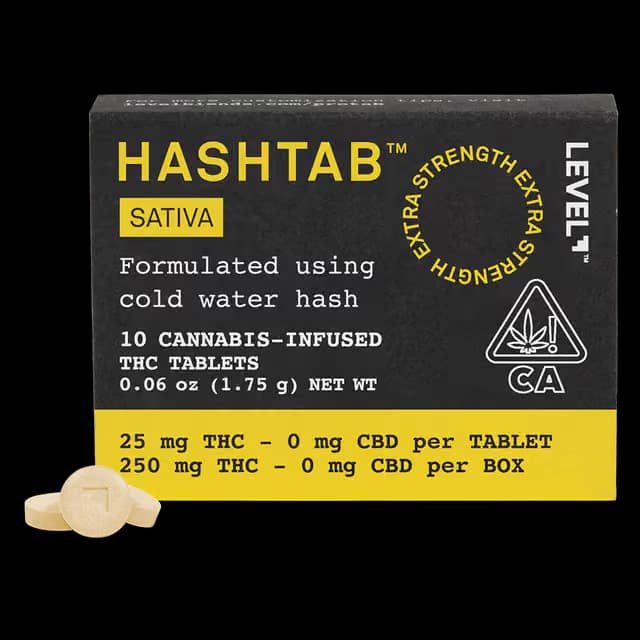 LEVEL HASHTAB 100 Sativa [10pk] (1000mg)