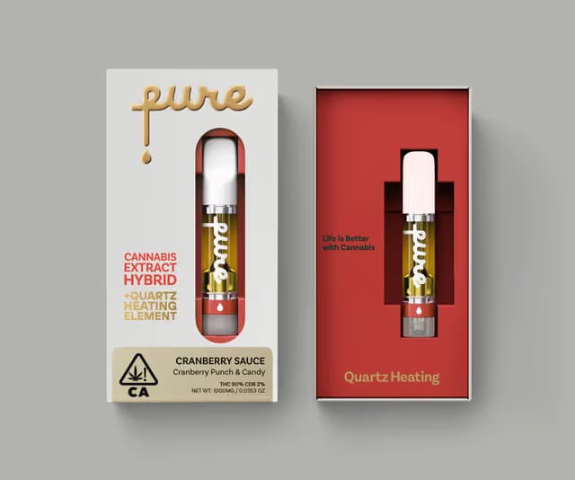 Pure Vape Cranberry Sauce | 1g Cartridge