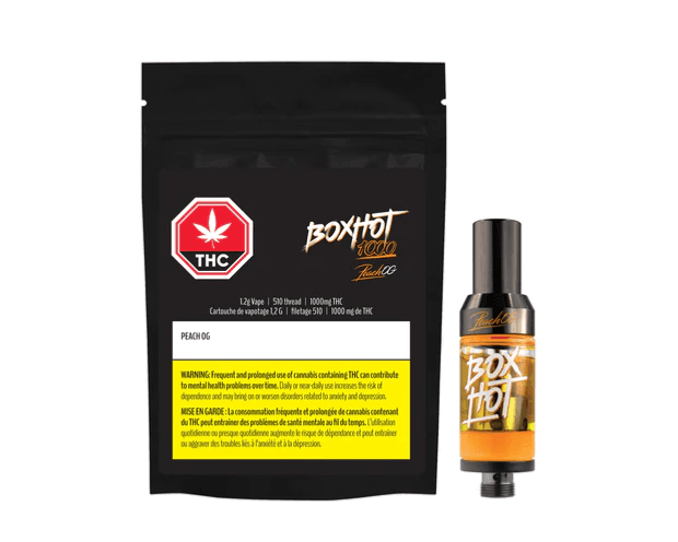 BOXHOT Peach OG 510 Vape Cartridge - Sativa