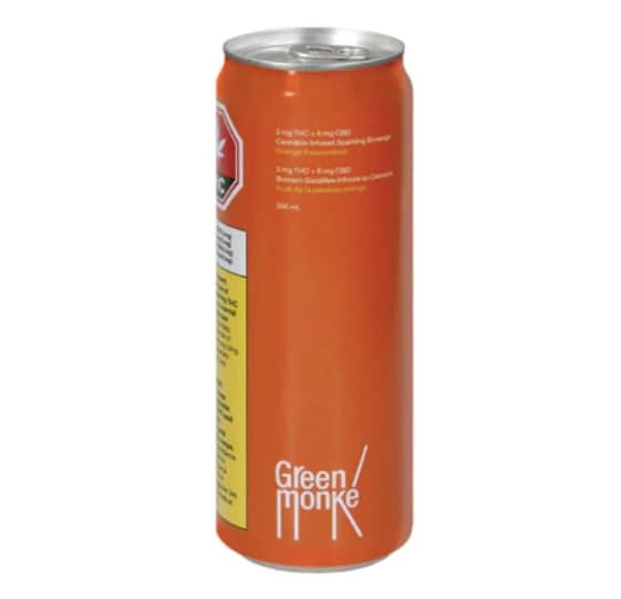 Green Monke Orange Passionfruit Beverage - Blend - 3mg THC | 6mg CBD