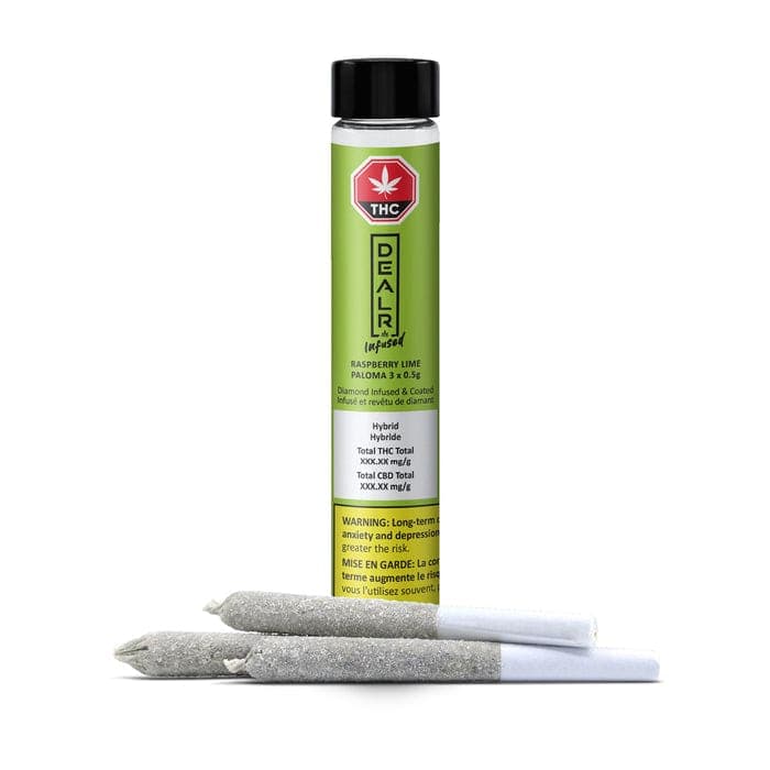 Dealr Infused RASPBERRY LIME PALOMA INFUSED PRE-ROLLS - 1.5