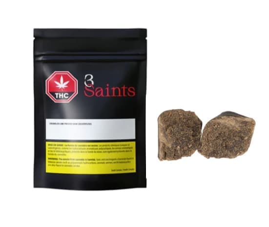 3Saints Crumbled Lime Pressed Hash | 2g