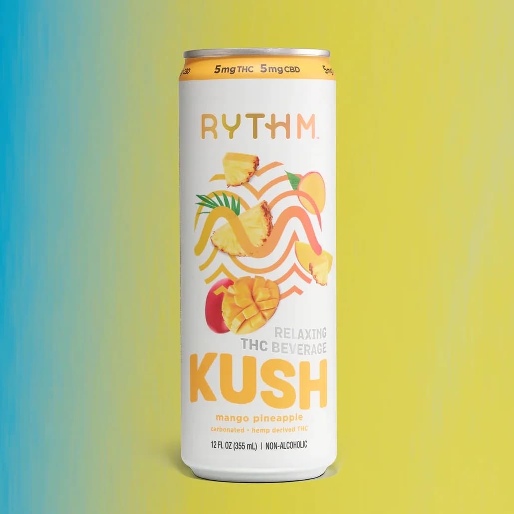 RYTHM Kush Mango Pineapple [12oz] (5mg THC/5mg CBD)