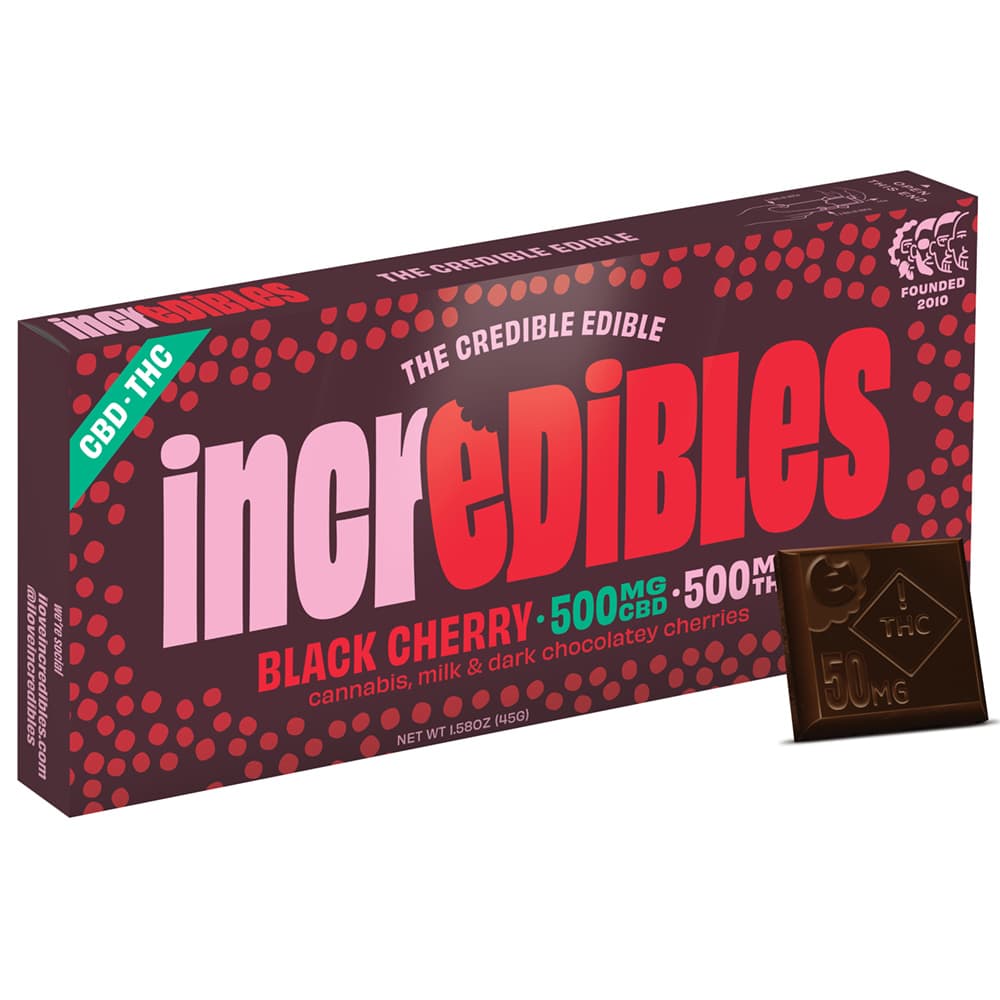 incredibles 1:1 Black Cherry (100mg CBD/100mg THC)