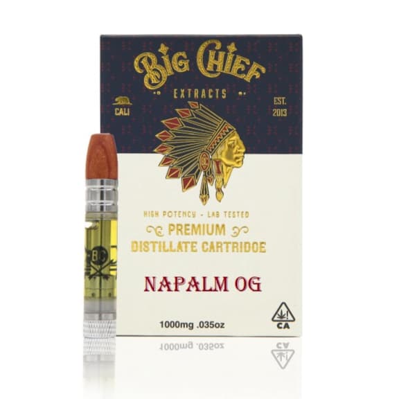 Big Chief Big Chief Napalm OG Indica Cartridge 1g