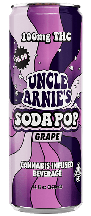 Uncle Arnie's Grape Soda | 100mg Beverages