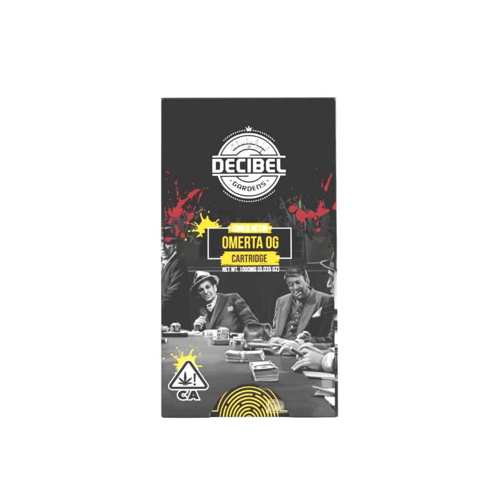 Decibel Gardens Omerta OG | 1G Cured Resin Cartridge