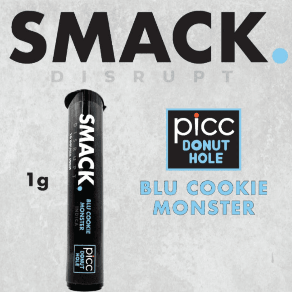 Smack! Infused Pre-rolls 1g - Blu Cookie Monster