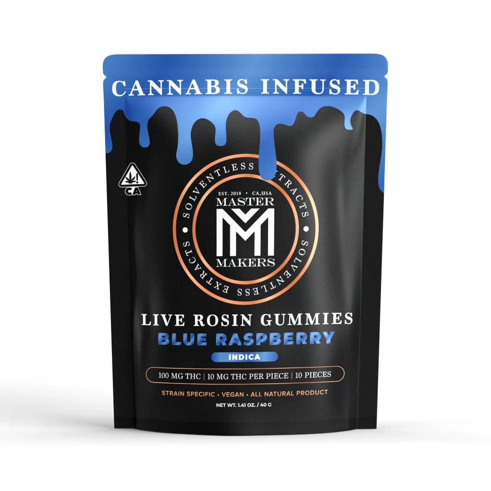 Master Makers Blue Raspberry Live Rosin [10pk] (100mg)