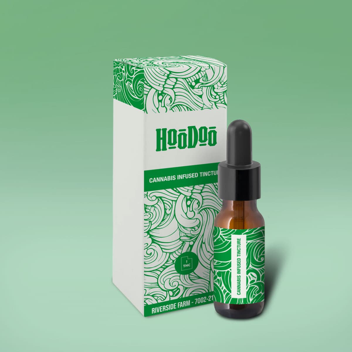 Riverside HooDoo Mint Chocoloate Chip | Tincture | 1:1 THC:CBN | 735mg | 30ml