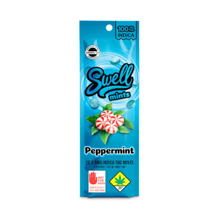 Swell Edibles Peppermint Mints 20pk (100mg)