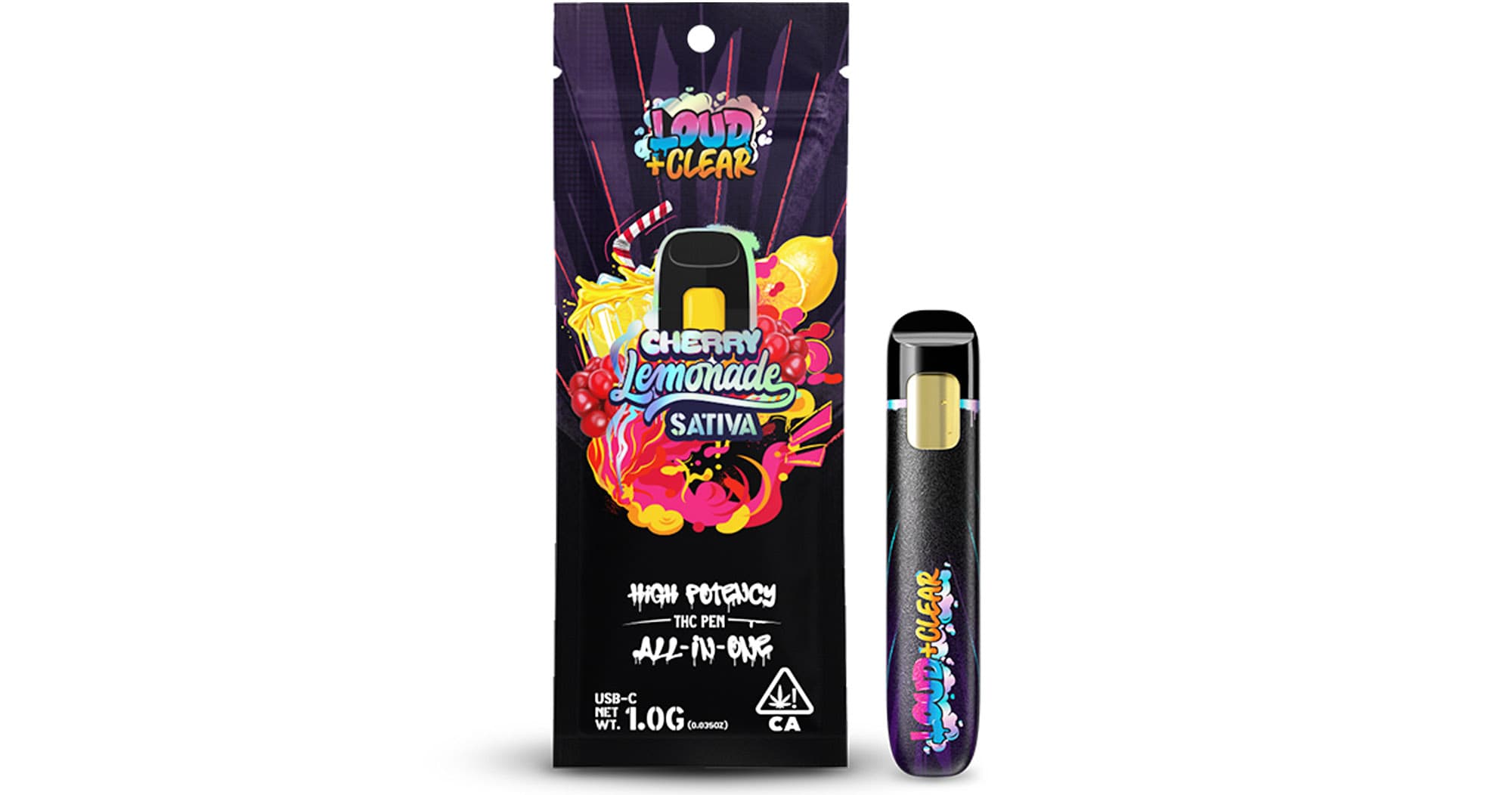 Loud + Clear Cherry Lemonade AIO - 1g