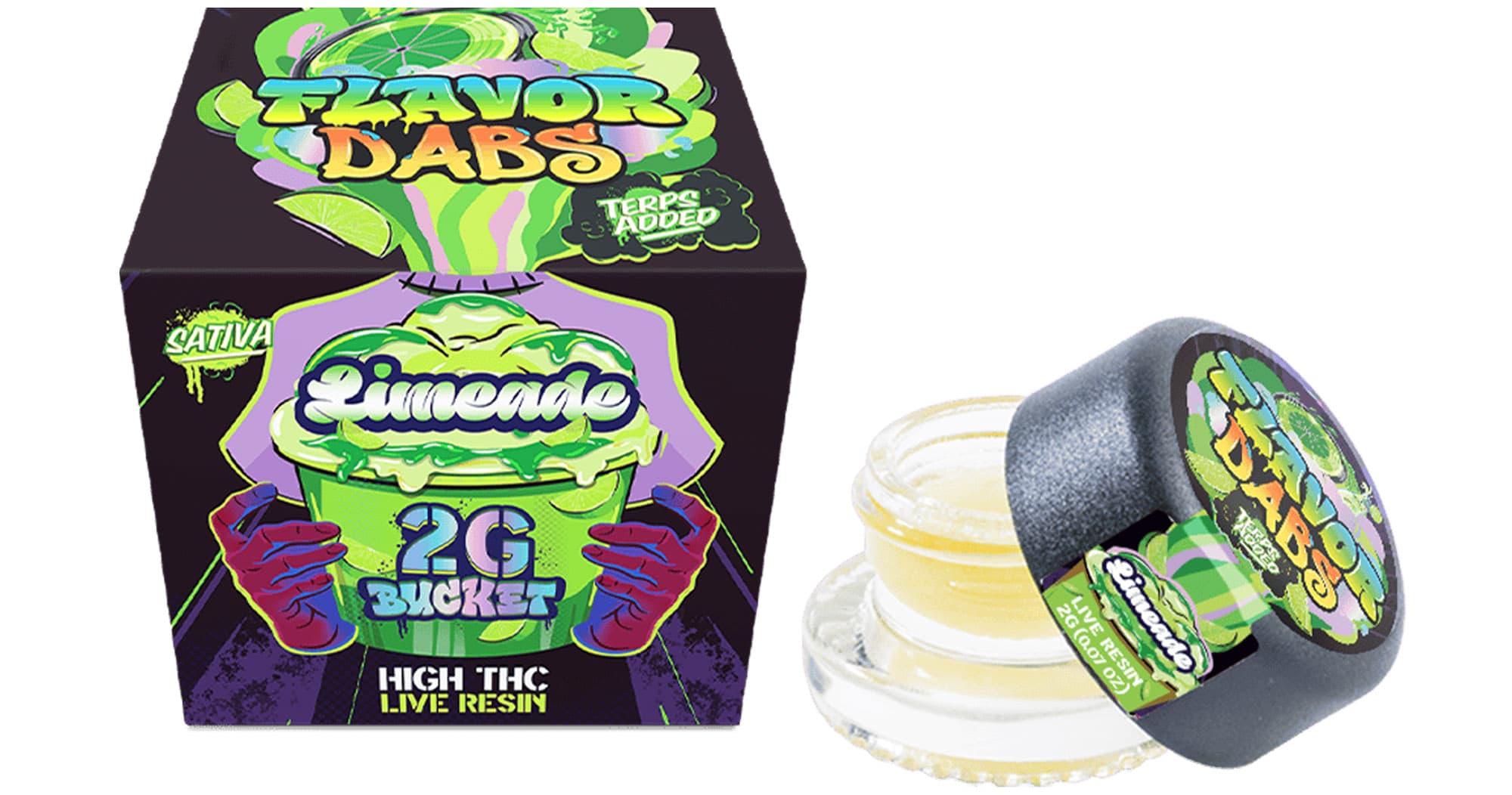 Loud+Clear Limeade 2g Live Resin Flavor Dab - 2g