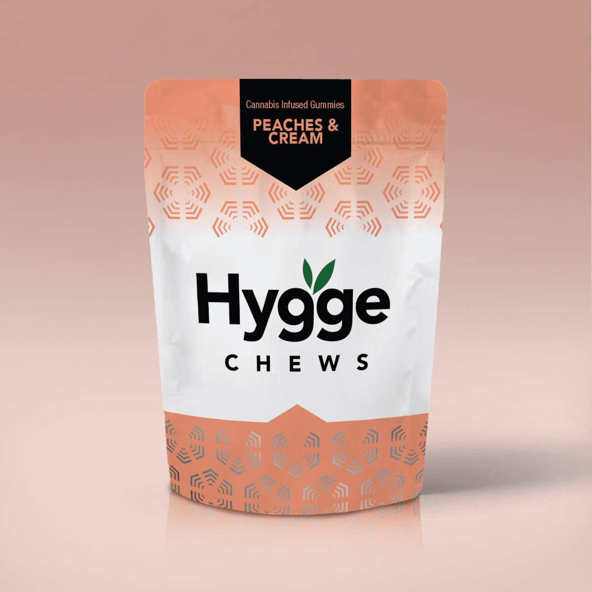 Hygge Peaches and Cream | Gel Cube | 1:1:2 THC:CBD:CBG | 10mg | 15pk