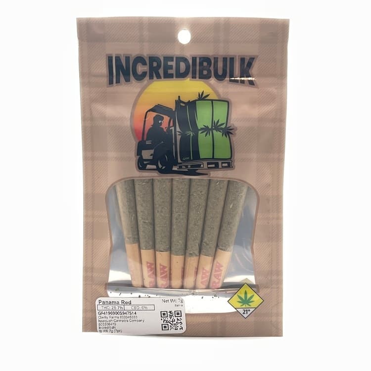 Incredibulk IncrediBulk: Pre-roll 7-Pack, Panama Red 7g