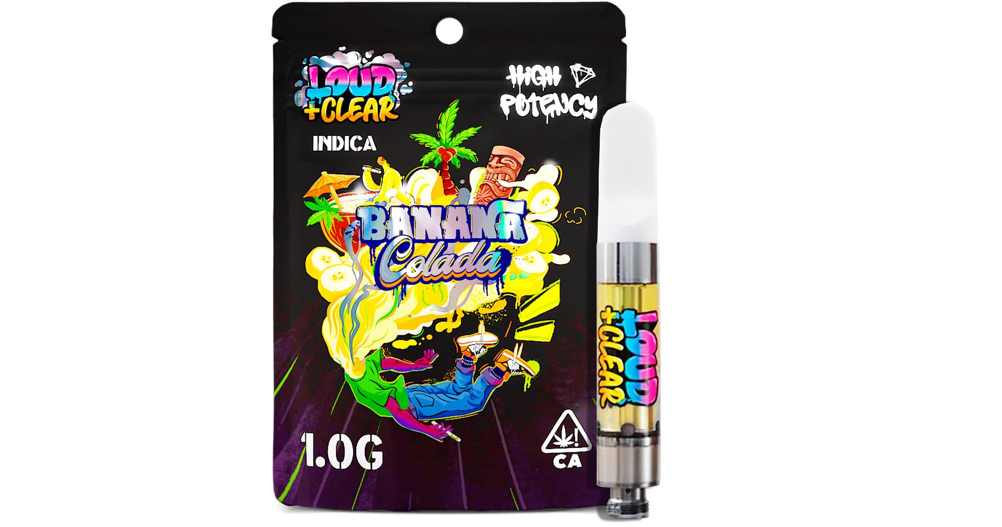 Loud+Clear Banana Colada High Potency Cartridge - 1g