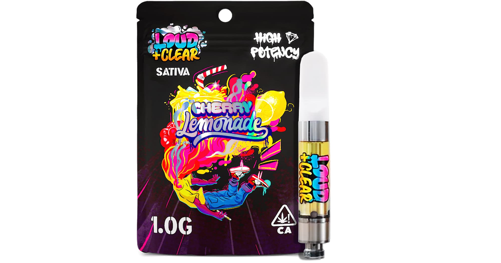 Loud+Clear Diamond Cartridge - Cherry Lemonade 1g