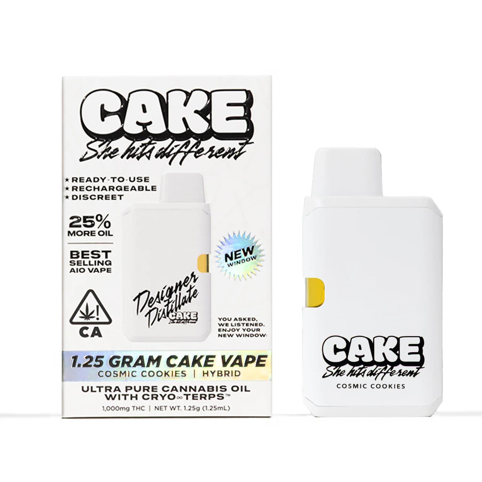 CAKE she hits different Cosmic Cookies [1250mg]