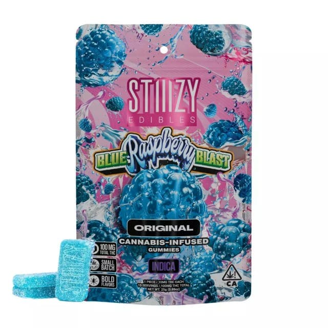 STIIIZY Blue Raspberry Blast [10pk] (100mg)