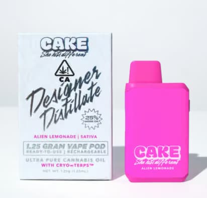 CAKE she hits different Alien Lemonade | 1.25g AIO