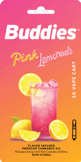 Buddies Pink Lemonade, Flavored Distillate, 1g