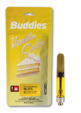 Buddies Vanilla Cake, Flavored Distillate, 1g