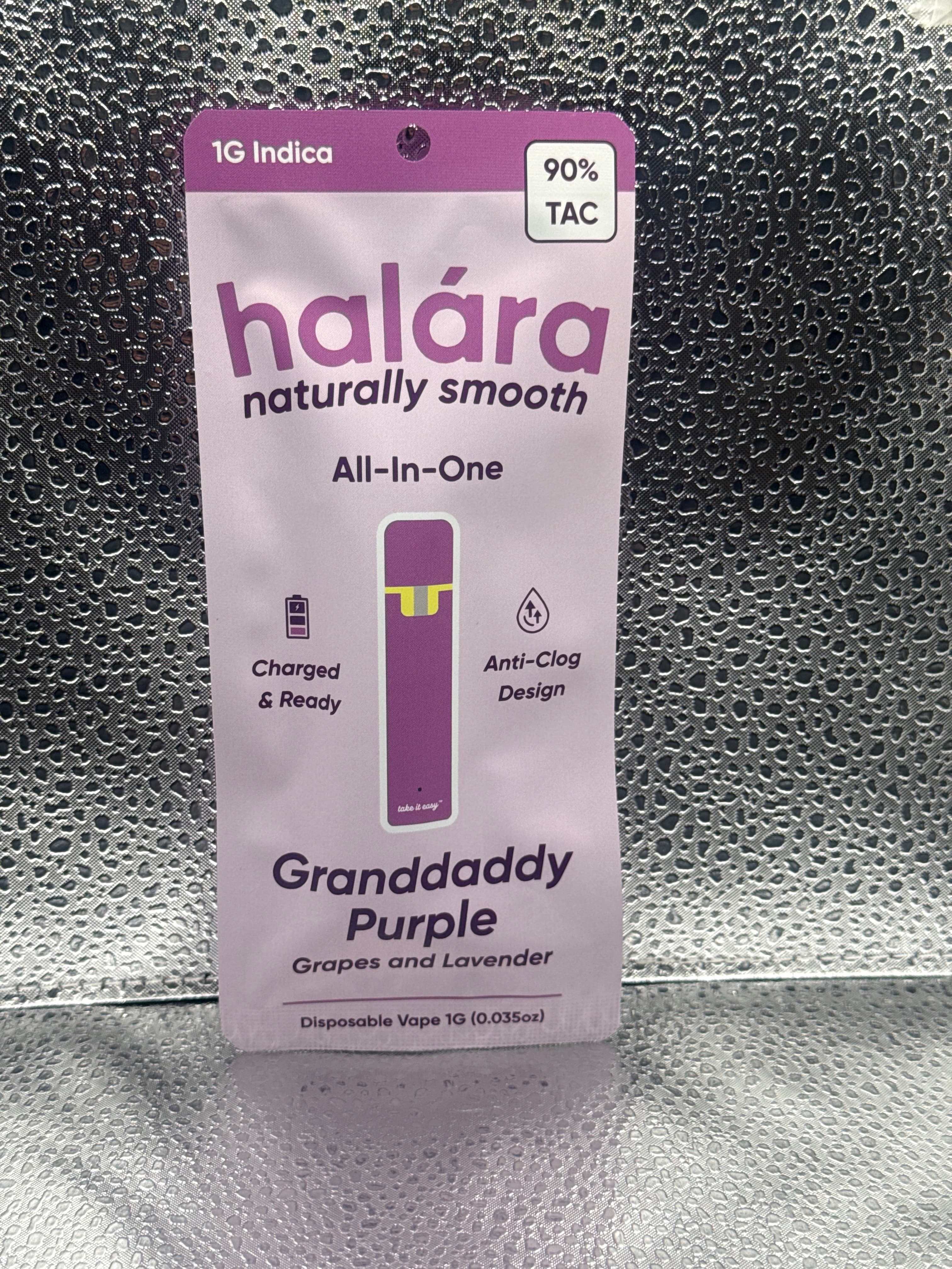 Halara Grand Daddy Purple - AIO Vape - 1g