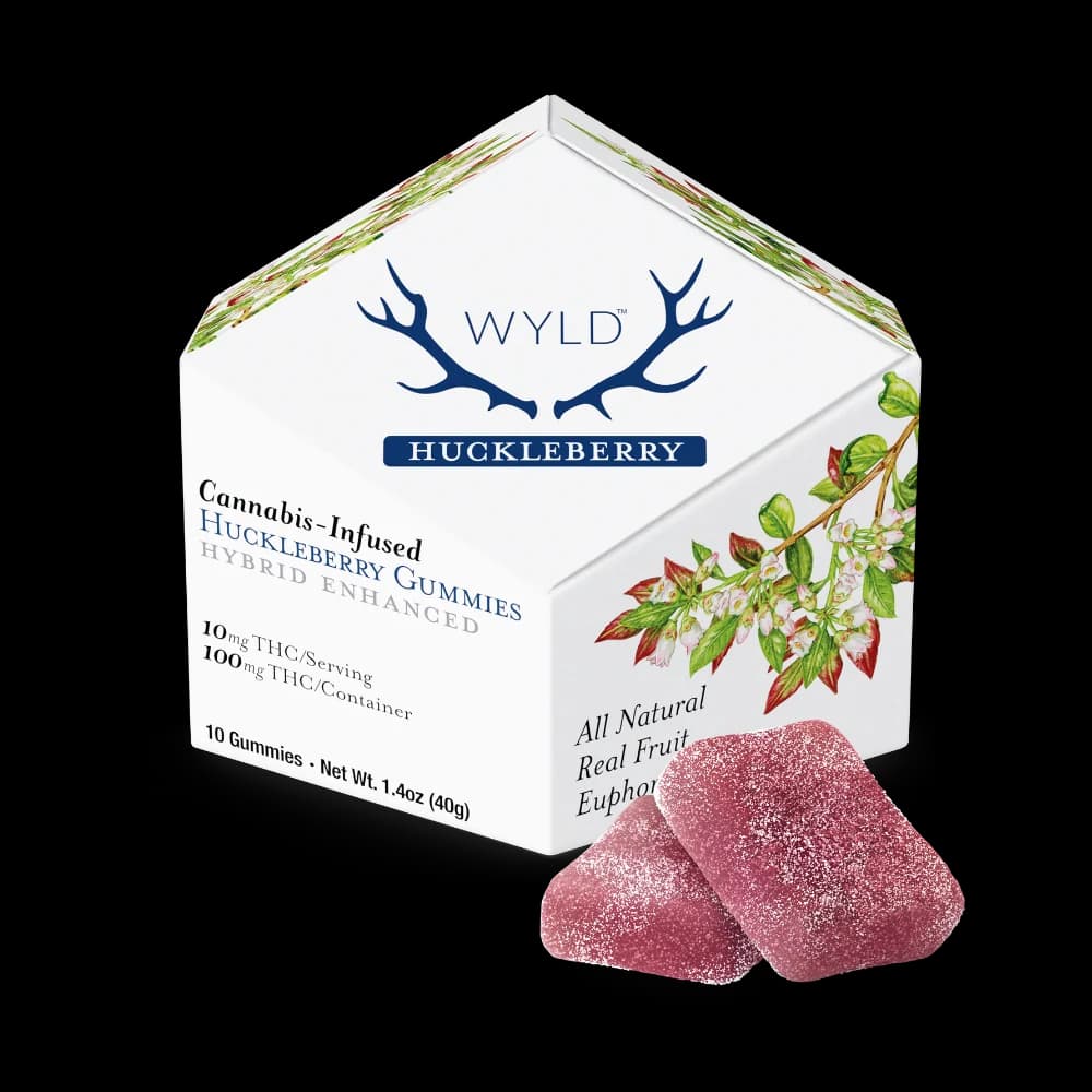 Wyld Huckleberry Hybrid Enhanced Gummies | 100mg THC