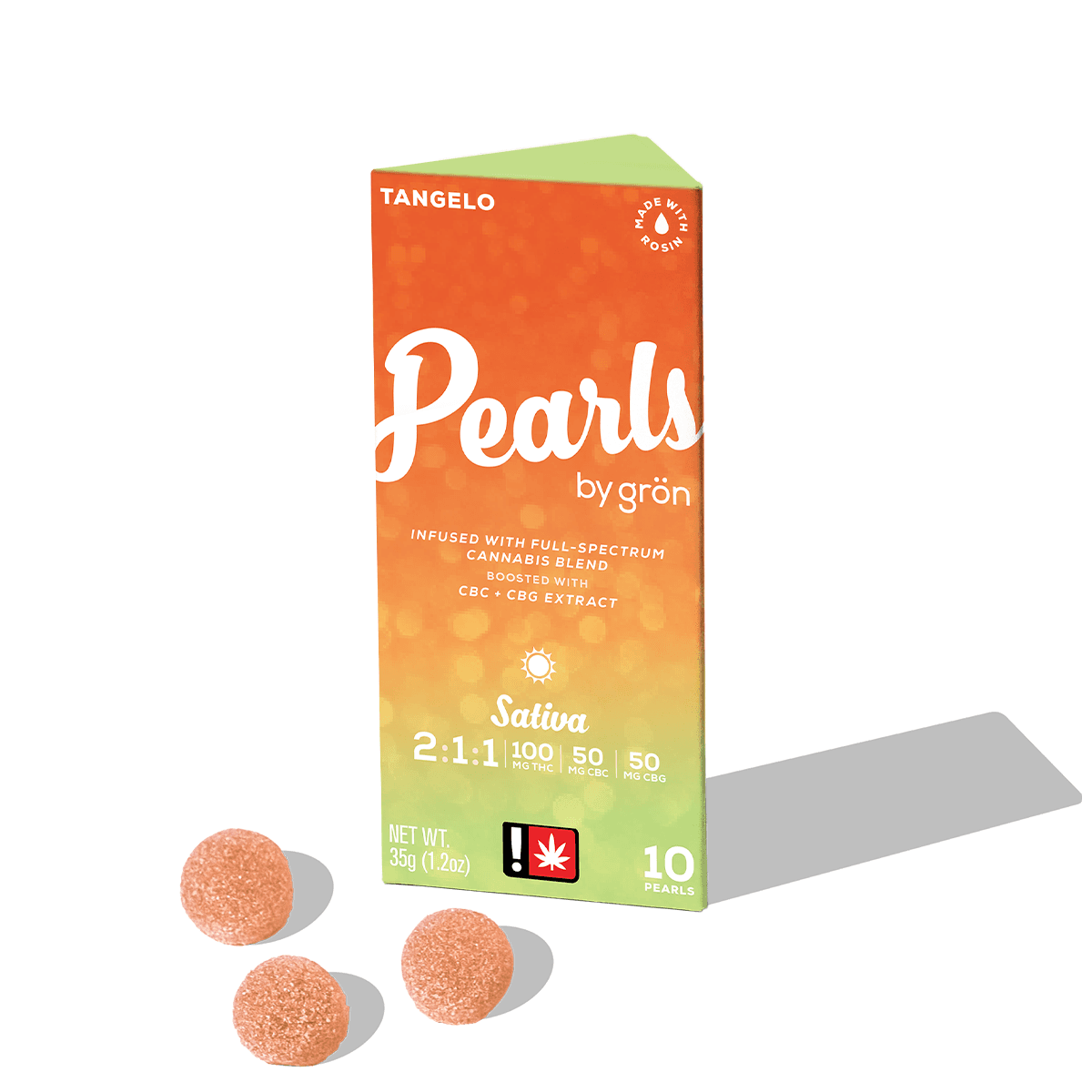 Grön Gron | 2:1:1 TANGELO Pearls | 100mg