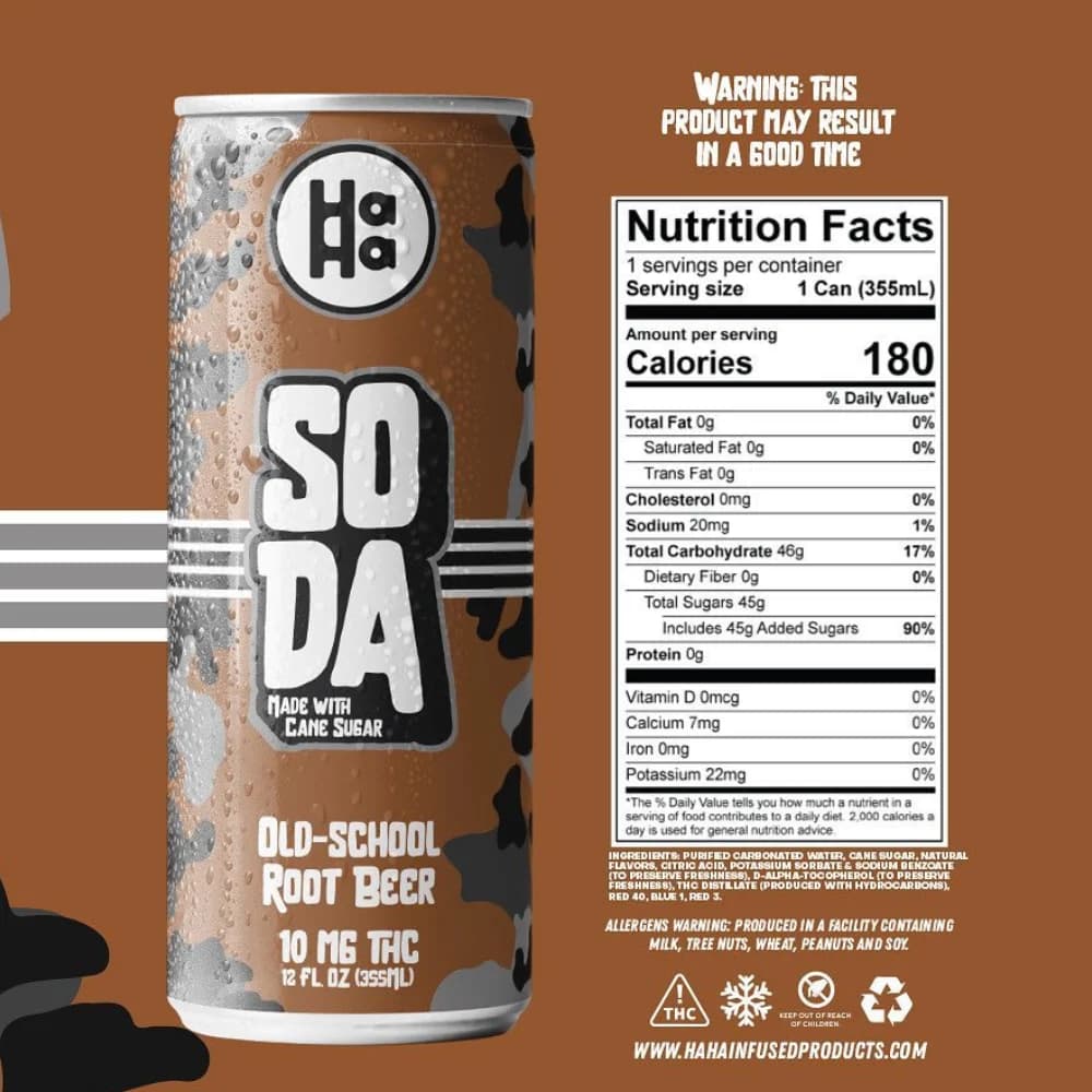 HaHa Edibles Old-School Root Beer (10mg)
