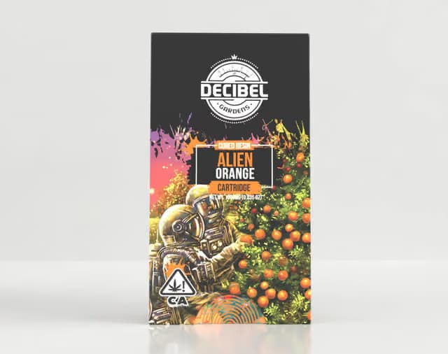 Decibel Gardens Alien Orange | 1g Cured Resin Cartridge